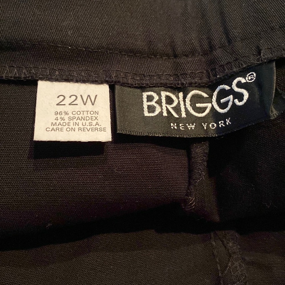 Women’s size 22 black capris